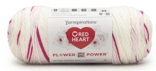 Red Heart Flower Power - Cherry Blossom
